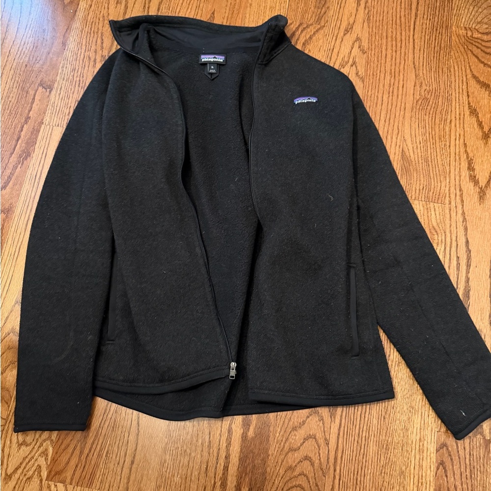 Patagonia Black Full-Zip Fleece Jacket